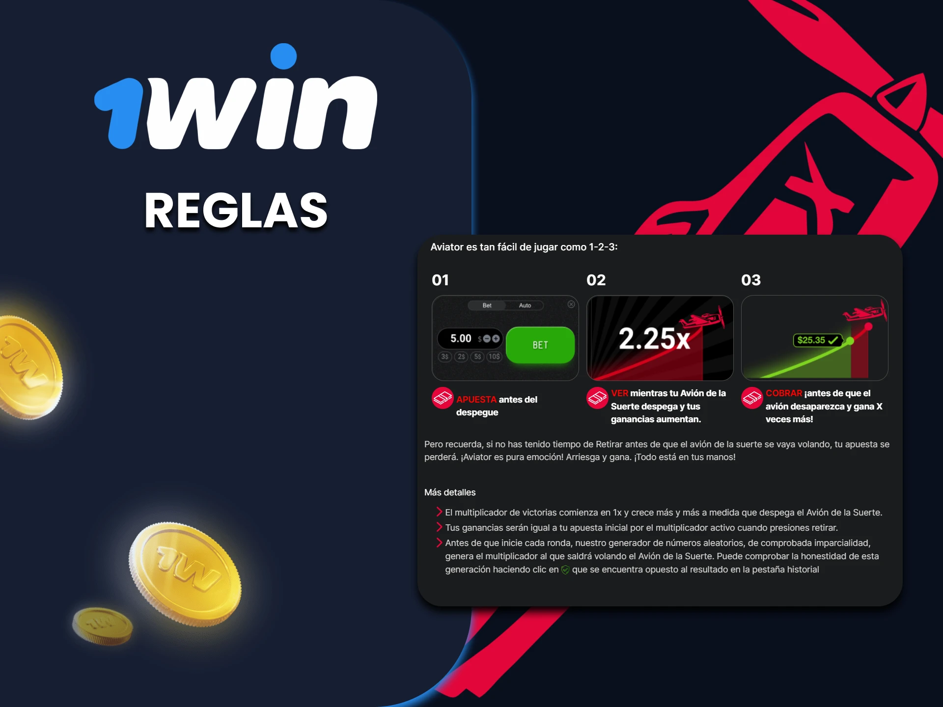 Aprende las reglas básicas de Aviator 1 win para comprender la mecánica y la esencia del juego.