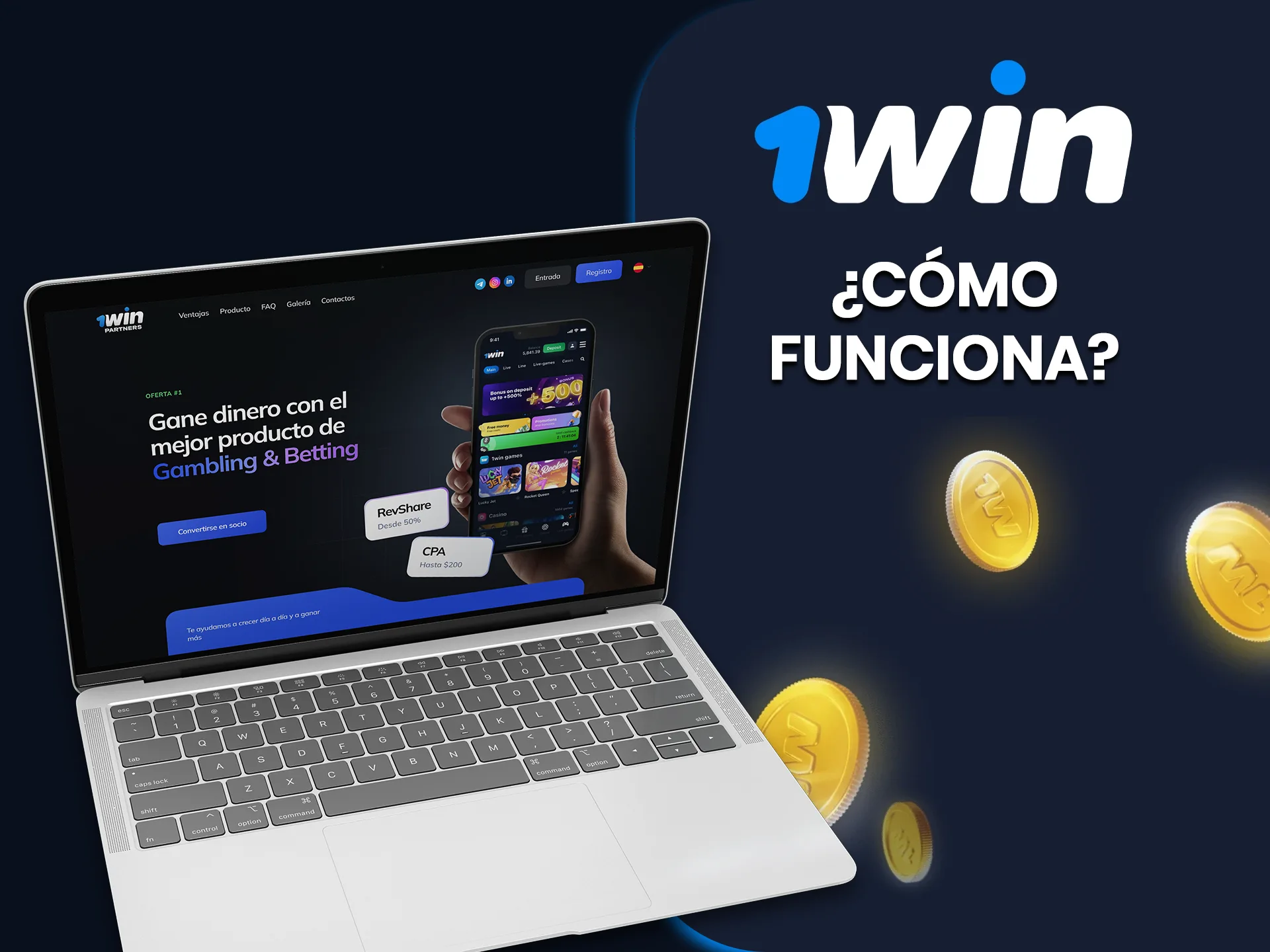 Usted puede triunfar con el programa de afiliación de 1win.